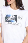 Zivame Star Wars Knit Cotton Loungewear Top - Antique White — thumbnail 6